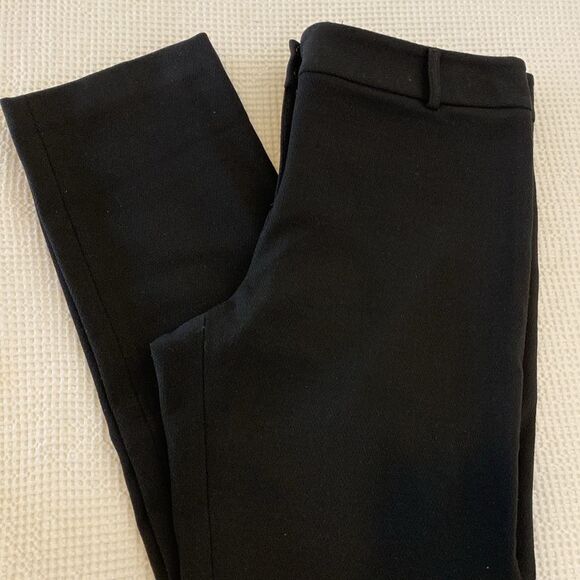Elliot Lauren Classic Straight Leg High Waist Black Pants - Picture 1 of 6